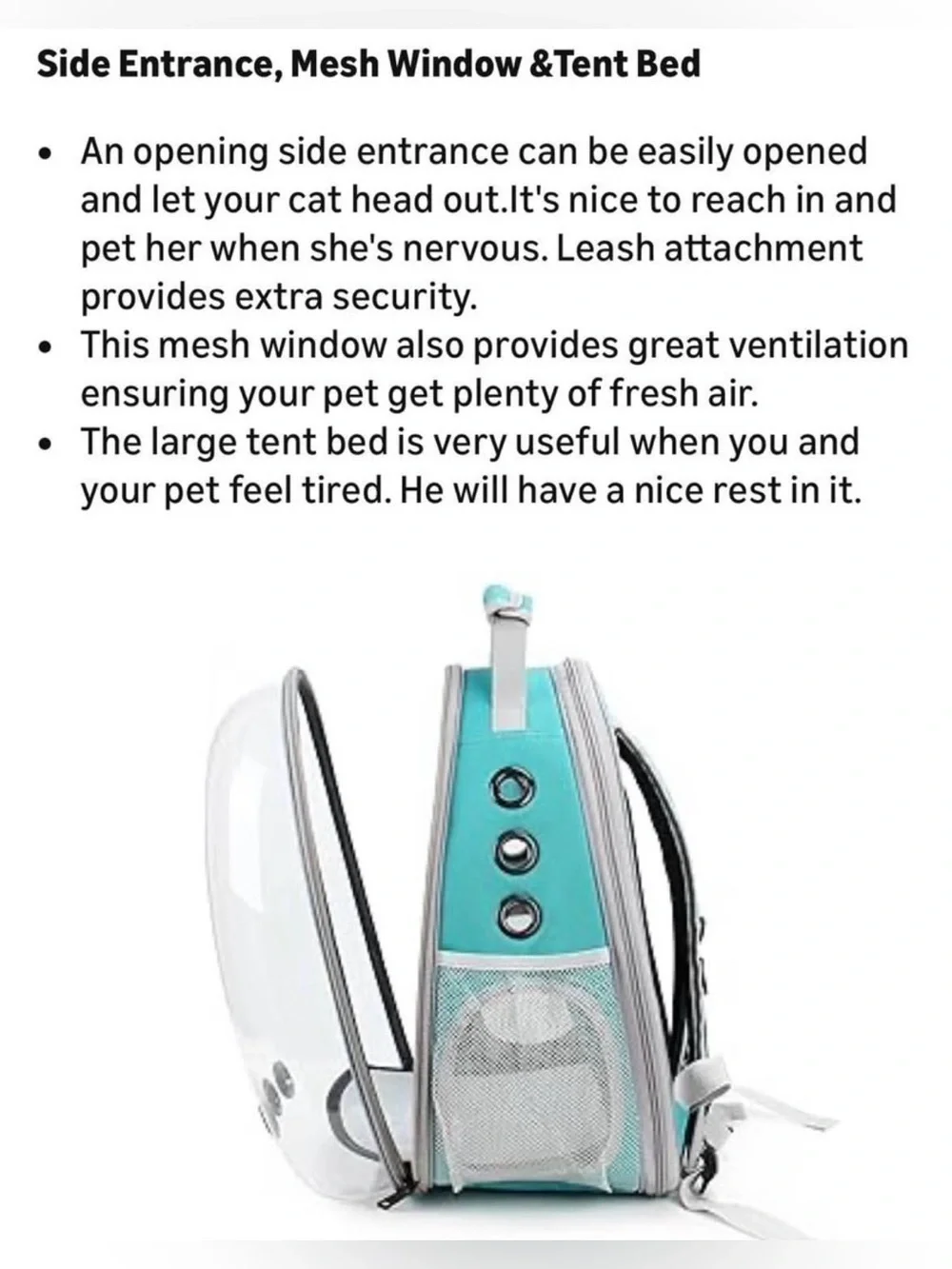 Lollimeow Expandable Cat Bubble Backpack Carrier
